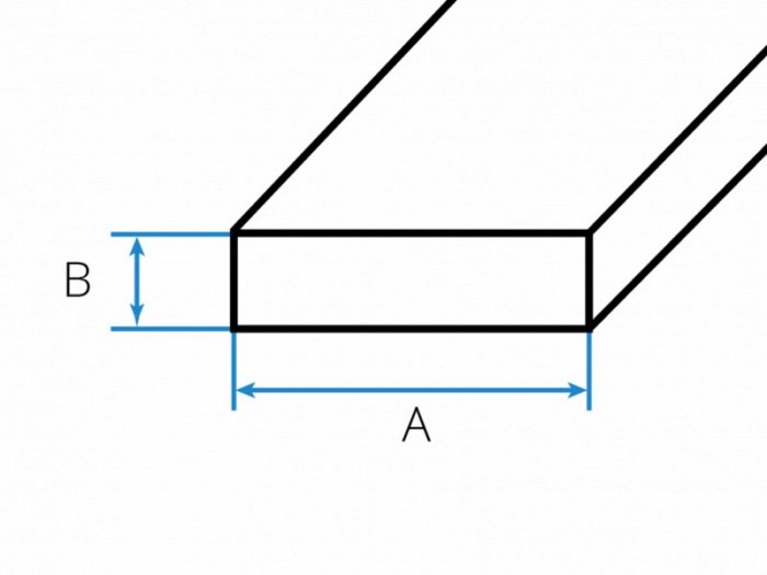 Tyč plochá ťahaná  - Železo - 12 050